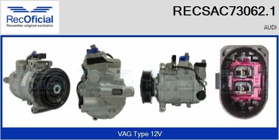 Compressor, air conditioning (RECSAC73062.1)
