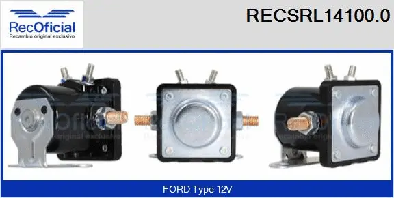 Relay, starter (RECSRL14100.0)