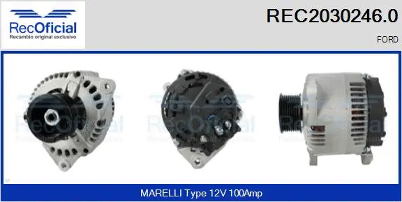 Alternator (REC2030246.0)