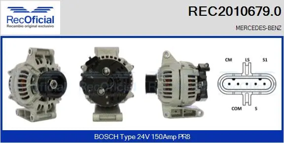 Alternator (REC2010679.0)