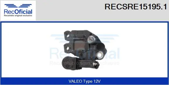 Alternator Regulator (RECSRE15195.1)