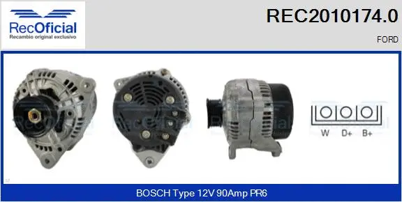 Alternator (REC2010174.0)