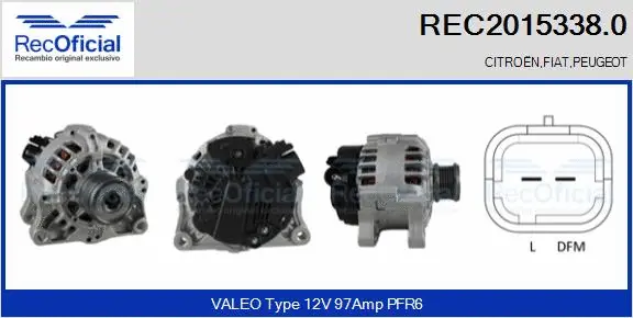 Alternator (REC2015338.0)