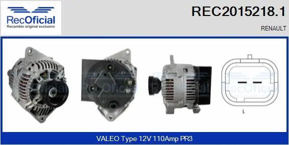 Alternator (REC2015218.1)
