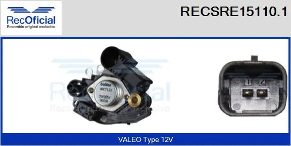Alternator Regulator (RECSRE15110.1)