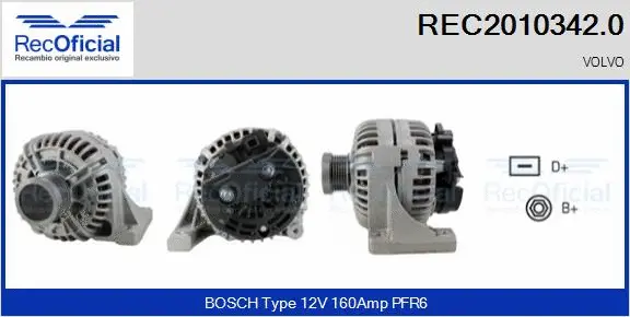 Alternator (REC2010342.0)