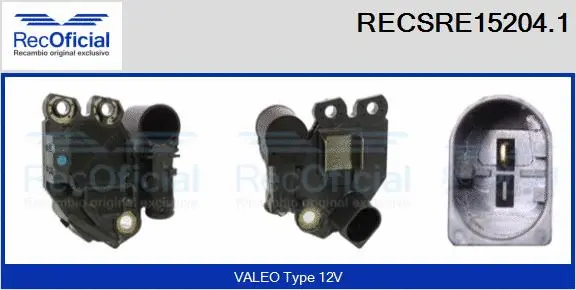 Alternator Regulator (RECSRE15204.1)