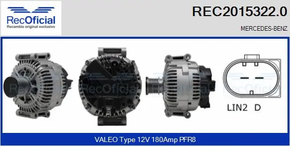 Alternator (REC2015322.0)