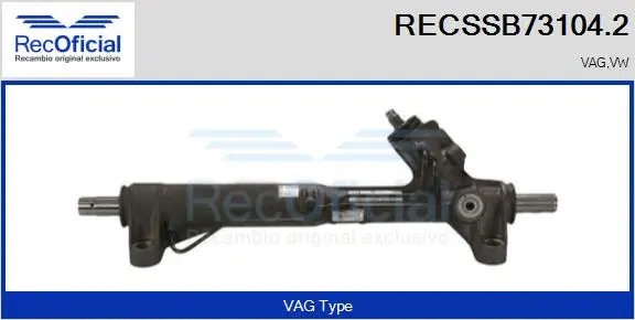 Steering Gear (RECSSB73104.2)
