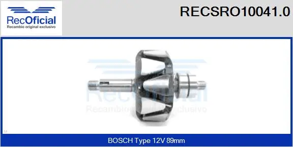 Rotor, alternator (RECSRO10041.0)
