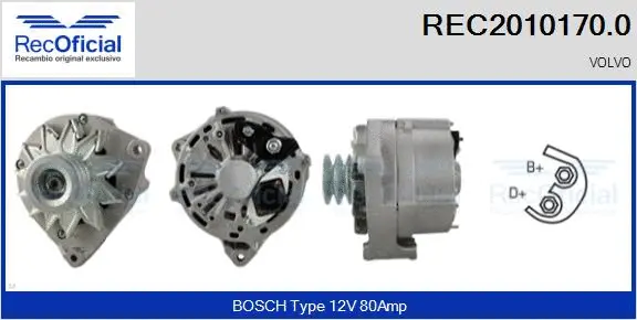 Alternator (REC2010170.0)