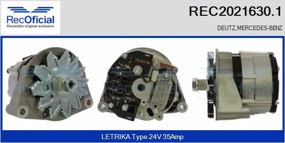 Alternator (REC2021630.1)
