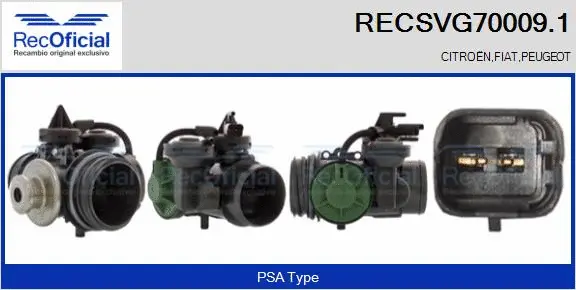 EGR Valve (RECSVG70009.1)