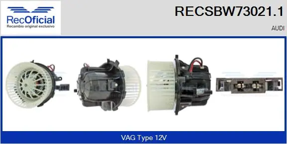 Interior Blower (RECSBW73021.1)