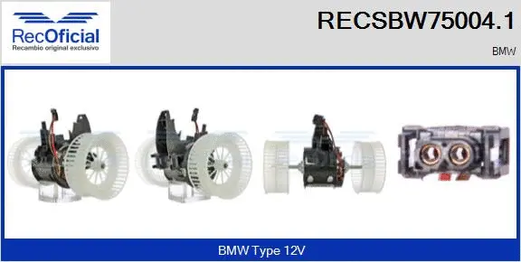 Interior Blower (RECSBW75004.1)