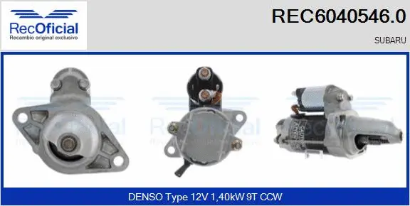 Starter (REC6040546.0)