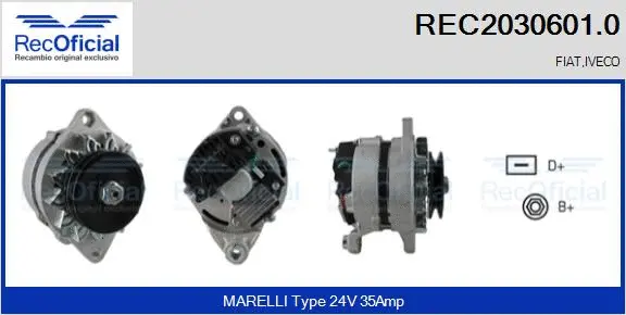 Alternator (REC2030601.0)