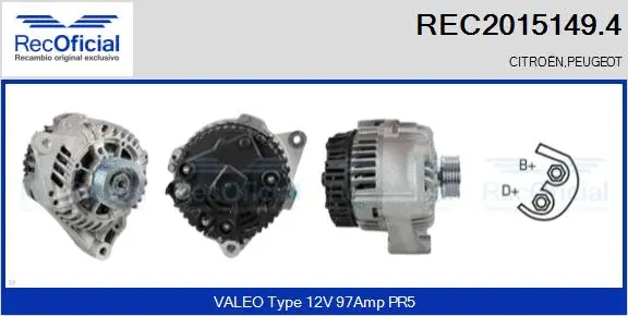 Alternator (REC2015149.4)