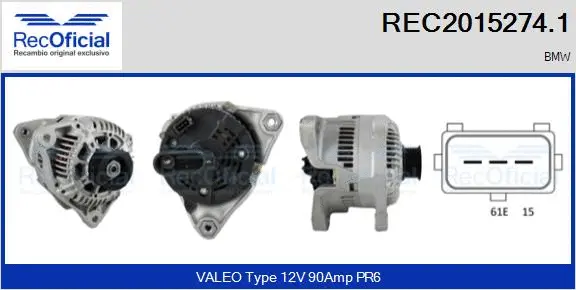 Alternator (REC2015274.1)