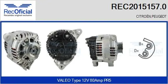 Alternator (REC2015157.0)