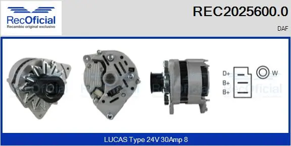 Alternator (REC2025600.0)