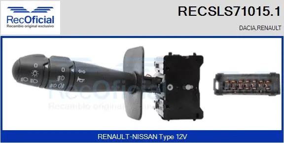 Steering Column Switch (RECSLS71015.1)
