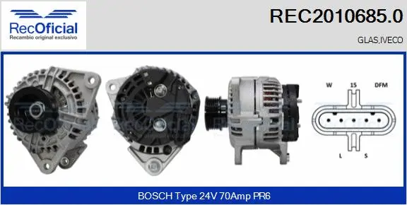 Alternator (REC2010685.0)