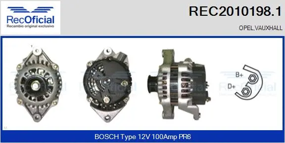 Alternator (REC2010198.1)