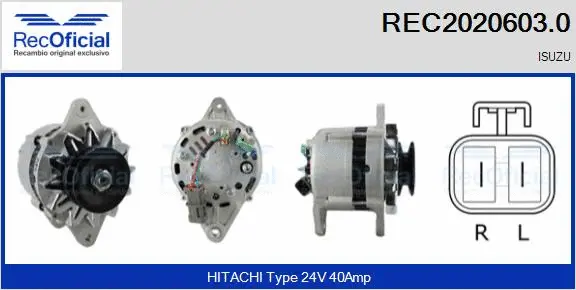 Alternator (REC2020603.0)