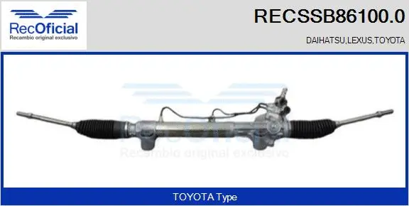 Steering Gear (RECSSB86100.0)