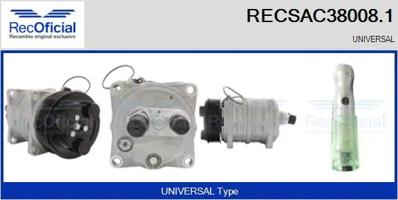 Compressor, air conditioning (RECSAC38008.1)