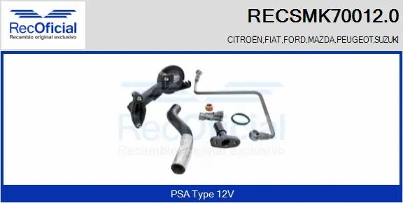 Mounting Kit, charger (RECSMK70012.0)