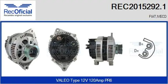 Alternator (REC2015292.1)