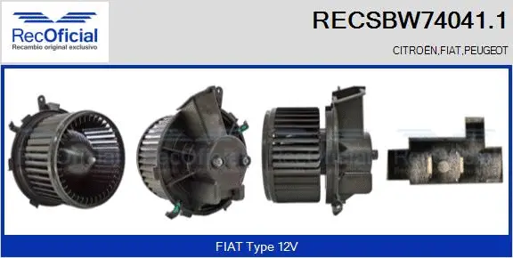 Interior Blower (RECSBW74041.1)