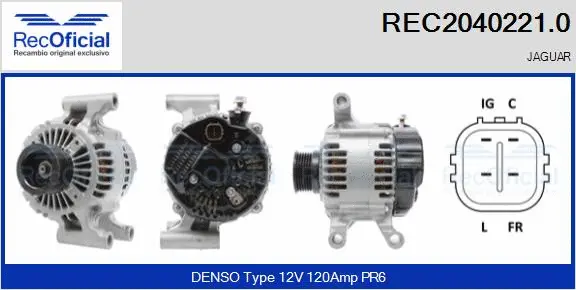 Alternator (REC2040221.0)