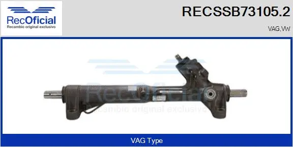 Steering Gear (RECSSB73105.2)