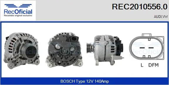 Alternator (REC2010556.0)