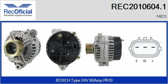 Alternator (REC2010604.1)