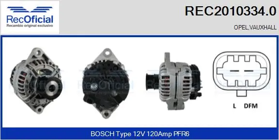 Alternator (REC2010334.0)