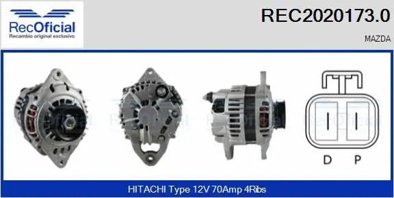 Alternator (REC2020173.0)