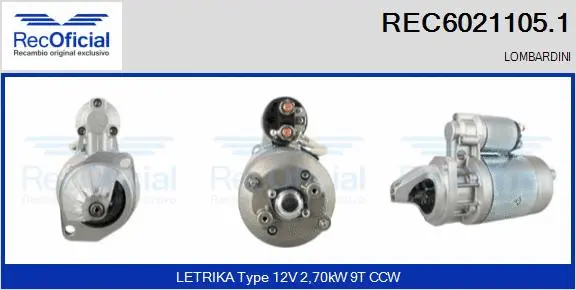 Starter (REC6021105.1)