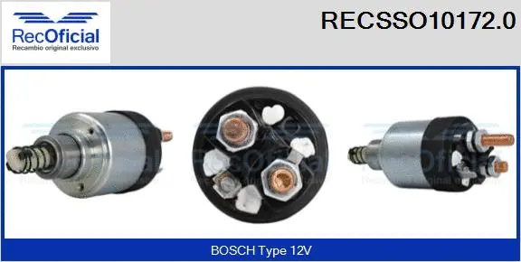 Solenoid Switch, starter (RECSSO10172.0)
