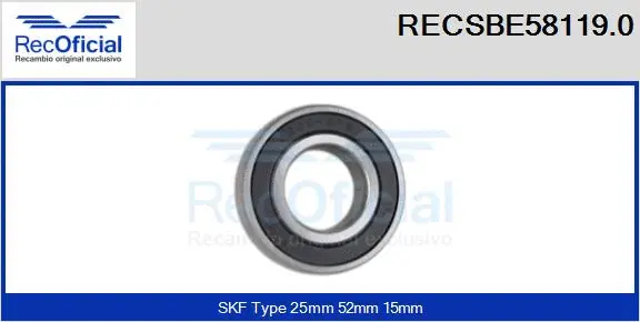 Bearing (RECSBE58119.0)