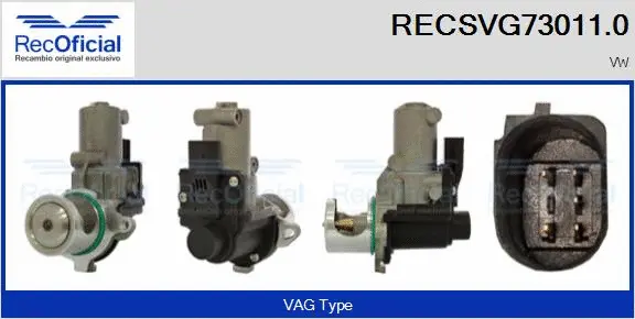 EGR Valve (RECSVG73011.0)