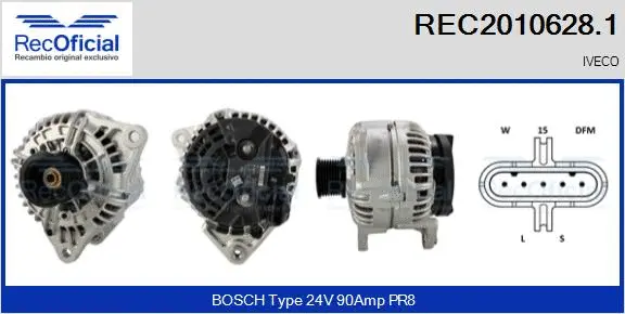 Alternator (REC2010628.1)