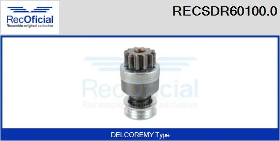 Pinion, starter (RECSDR60100.0)