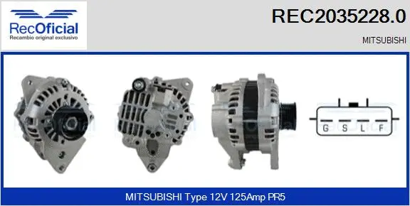 Alternator (REC2035228.0)