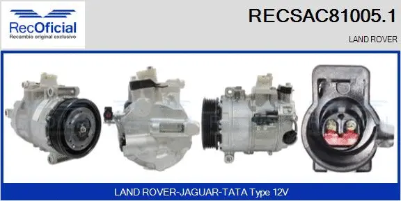 Compressor, air conditioning (RECSAC81005.1)