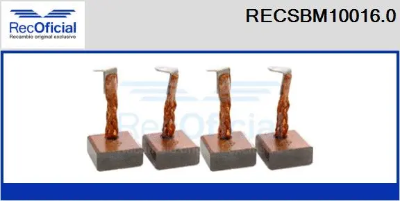 Carbon Brush, starter (RECSBM10016.0)