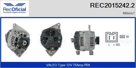 Alternator (REC2015242.2)
